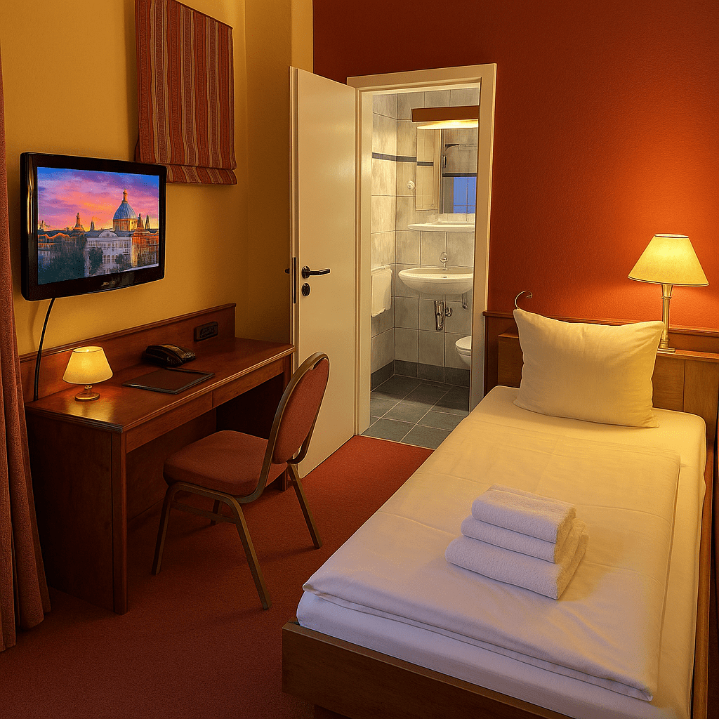 Hotel Schwarzenbek Einzelzimmer-min