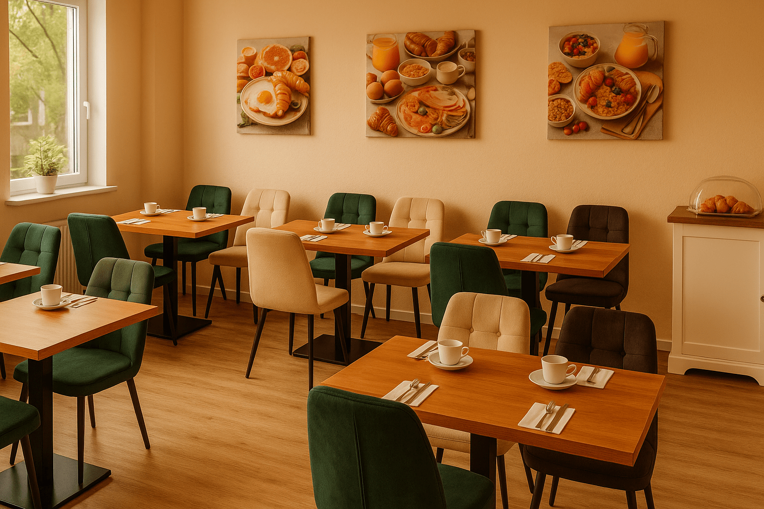 Hotel Schwarzenbek Frühstücksraum